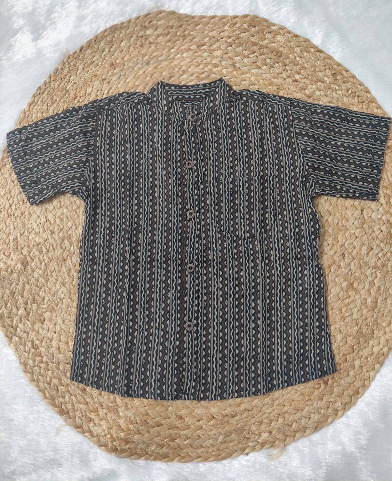 Charcoal Striped